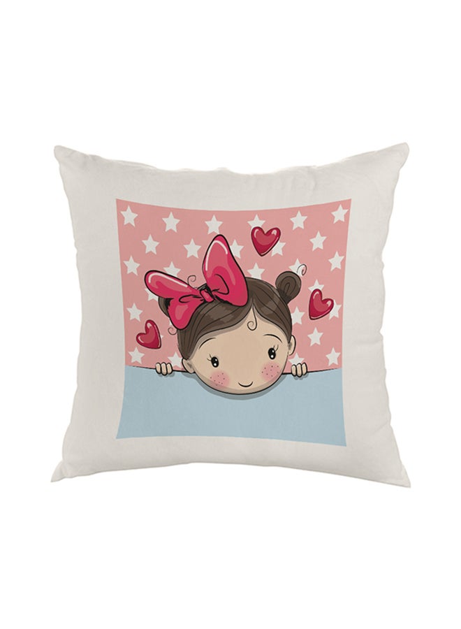 ديكالاك وسادة نوم للزينة مربعة الشكل أبيض 40 x 40سم