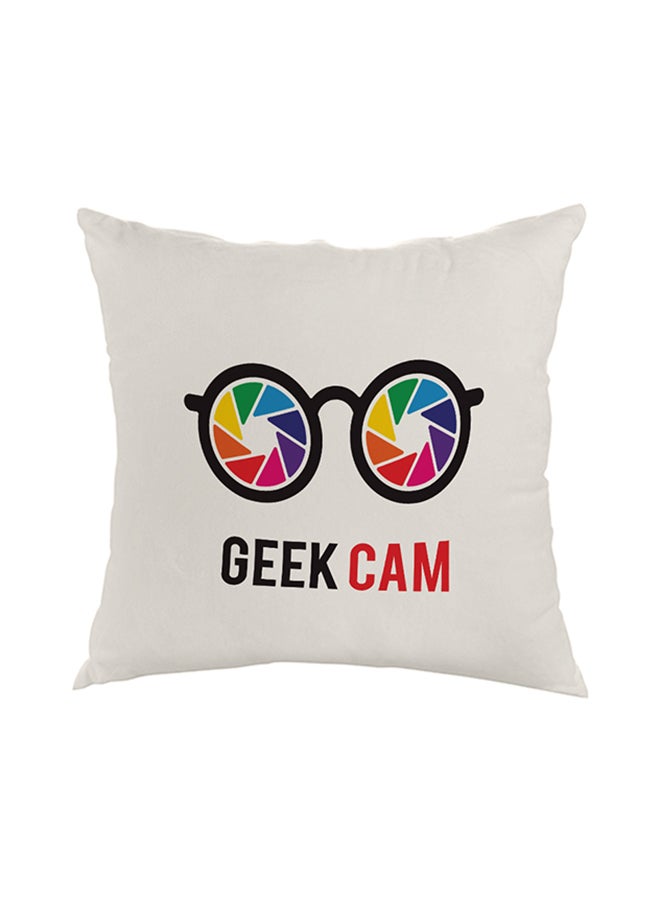 وسادة نوم للزينة مربعة الشكل أبيض 40 x 40سم