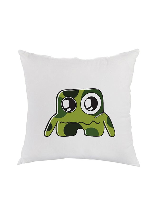 Decalac Decorative Square Shaped Throw Pillow White 40 x 40cm