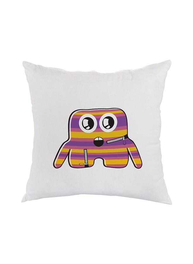 Comfortable Square Shaped Throw Pillow White 40x40cm