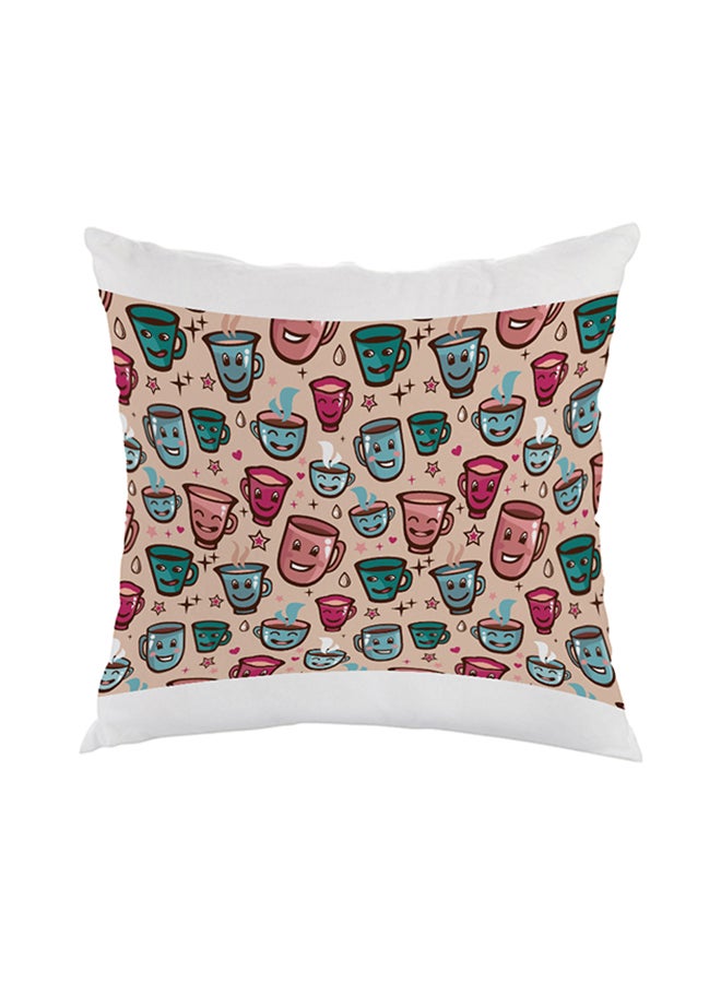 Decalac Decorative Square Shaped Throw Pillow Multicolour 40 x 40cm