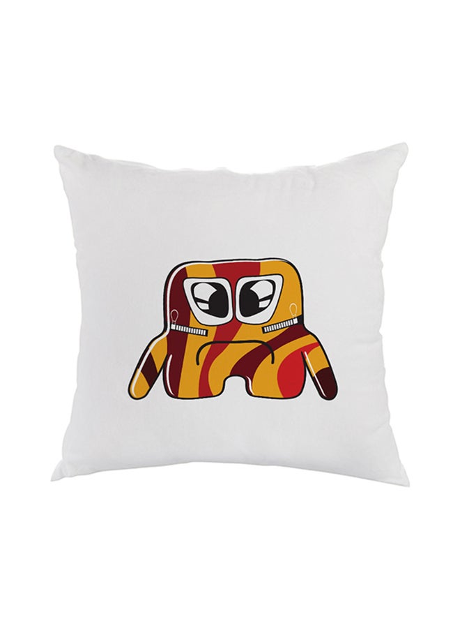 ديكالاك وسادة نوم للزينة مربعة الشكل أبيض 40 x 40سم