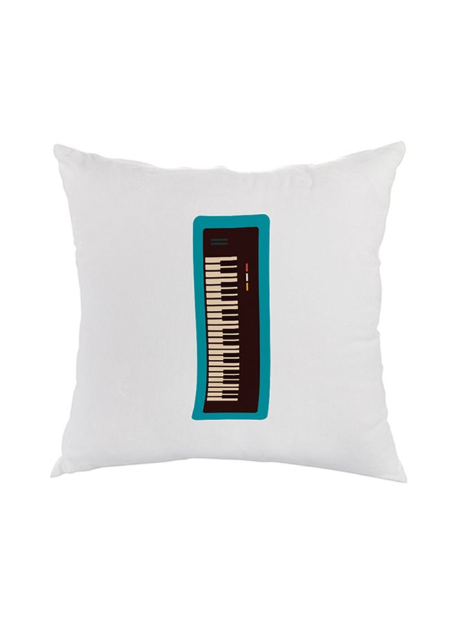 ديكالاك وسادة نوم للزينة مربعة الشكل أبيض 40 x 40سم