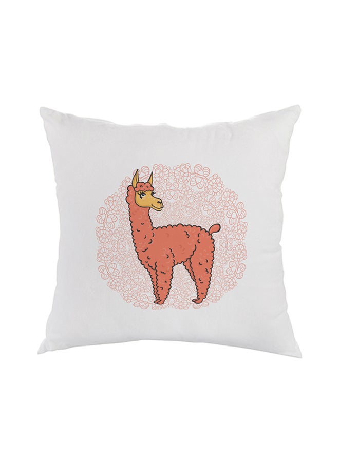 ديكالاك وسادة نوم للزينة مربعة الشكل أبيض 40 x 40سم