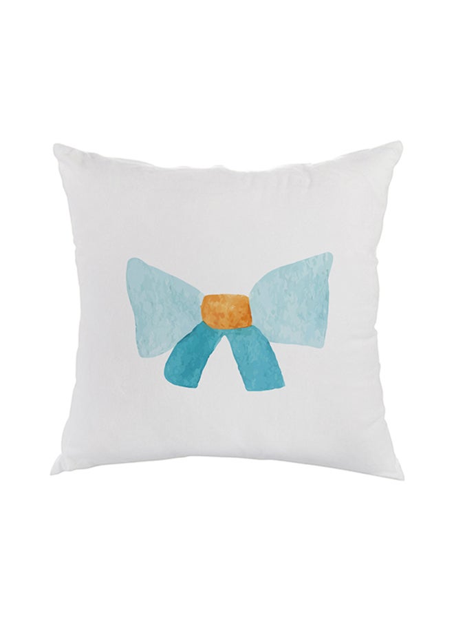 Decorative Square Shaped Throw Pillow White 40 x 40cm