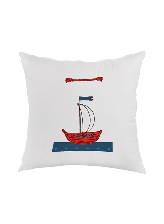 وسادة نوم للزينة مربعة الشكل أبيض 40 x 40سم