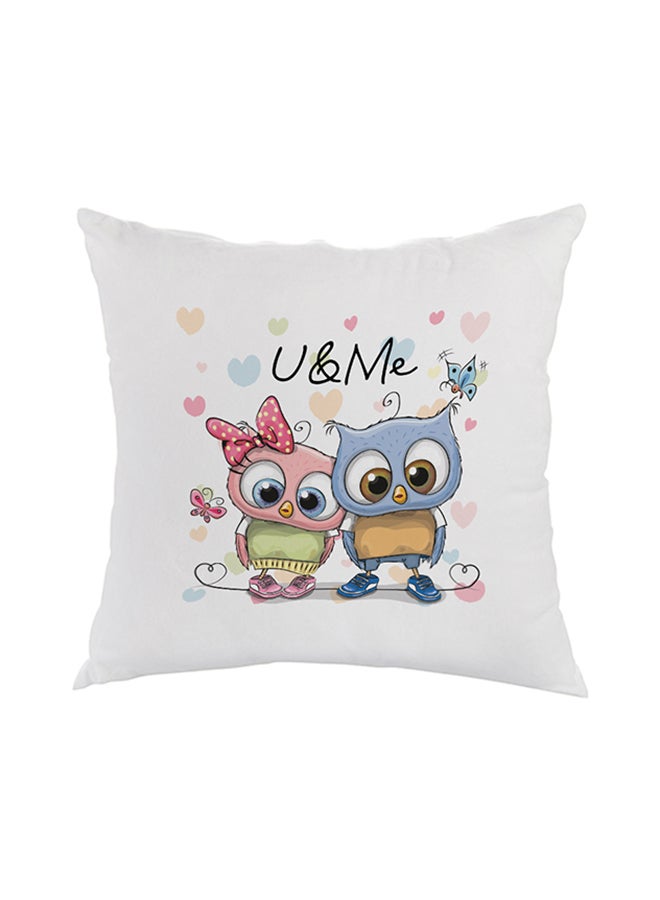 وسادة نوم للزينة مربعة الشكل أبيض 40 x 40سم