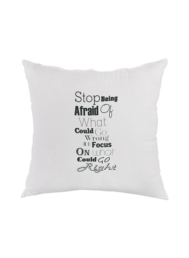 ديكالاك وسادة نوم للزينة مربعة الشكل أبيض 40 x 40سم