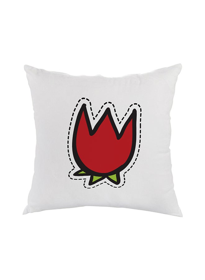 ديكالاك وسادة نوم للزينة مربعة الشكل أبيض 40 x 40سم