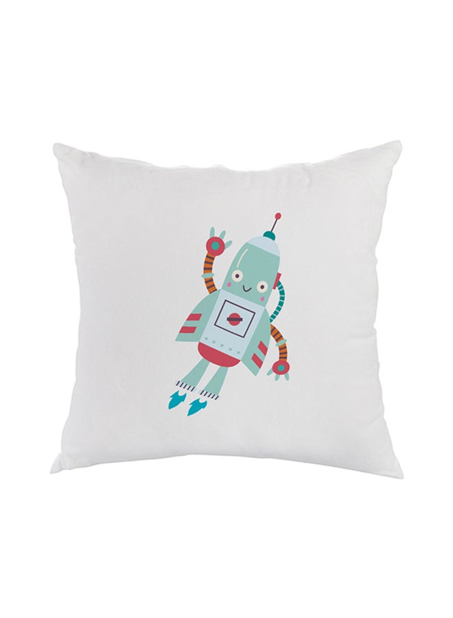 ديكالاك وسادة نوم للزينة مربعة الشكل أبيض 40 x 40سم