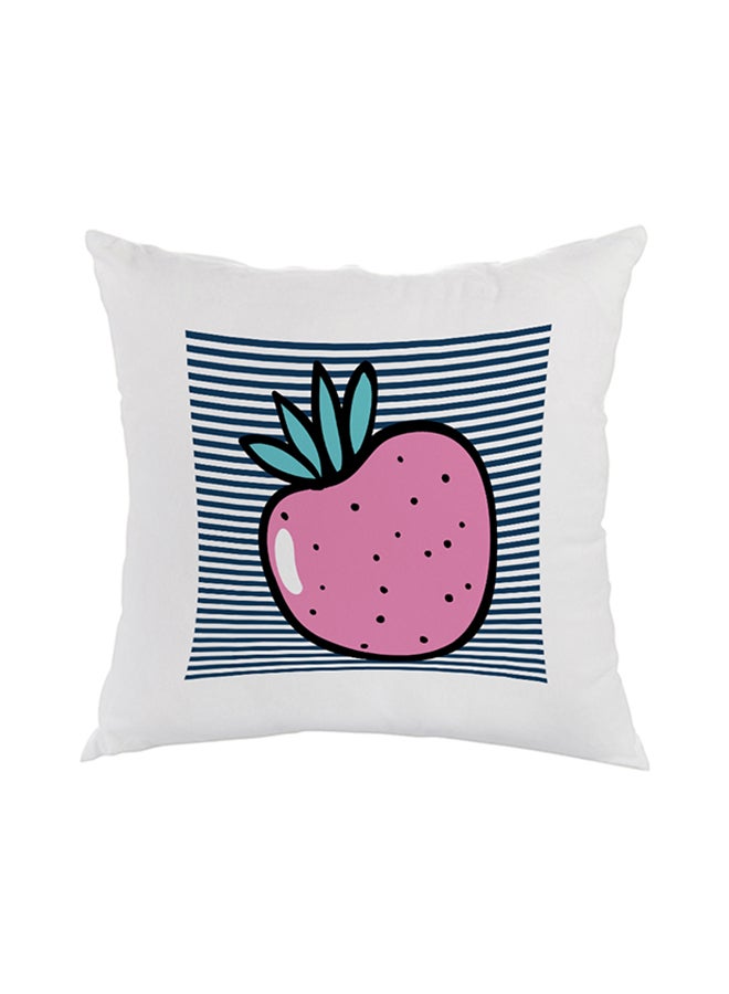 Decalac Decorative Square Shaped Throw Pillow White 40 x 40cm