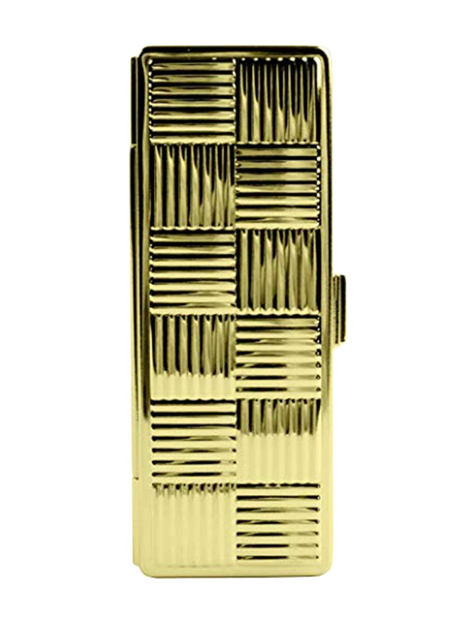 ستيفاني إمبورتس علبة أحمر شفاه مناسبة للسفر مزوَّدة بمرآة ذهبي - Image 1