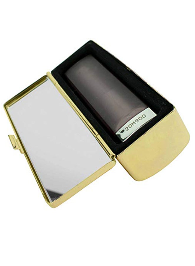 ستيفاني إمبورتس علبة أحمر شفاه مناسبة للسفر مزوَّدة بمرآة ذهبي - Image 3