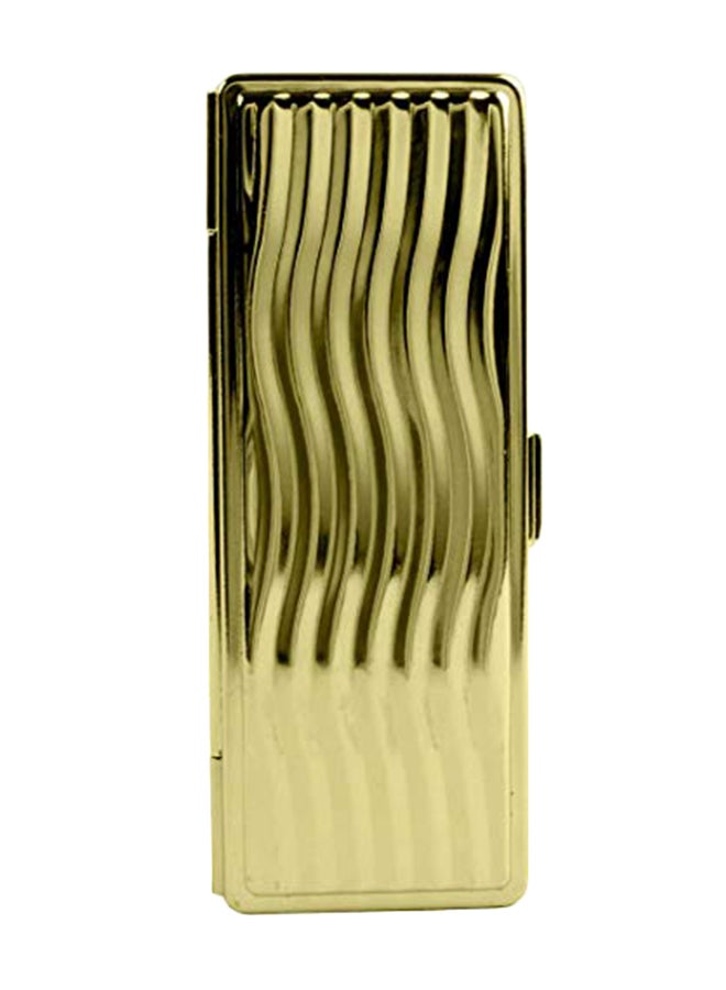 ستيفاني إمبورتس علبة أحمر شفاه مناسبة للسفر مزوَّدة بمرآة ذهبي - Image 1