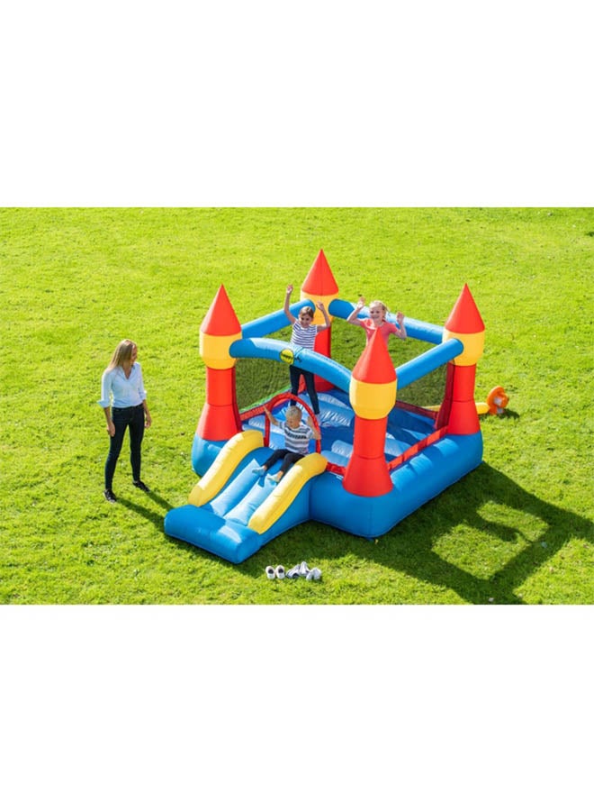 Happy Hop - Inflatable Portable Lightweight Foldable Indoor Outdoor Castle Bouncer With Slide 365x265x215cm - Image 1