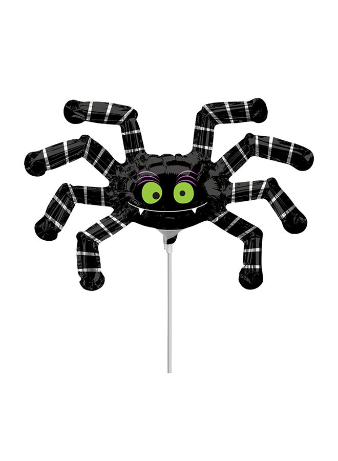 Anagram Mini Spider Shape Striped Ballon 