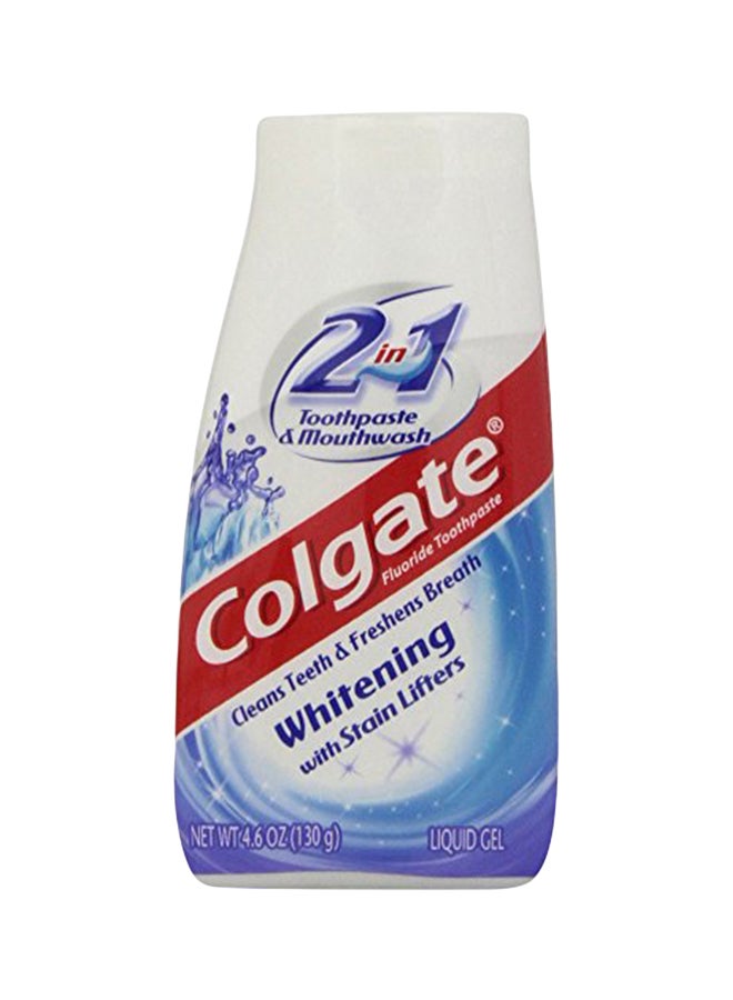 كولجيت معجون أسنان جل 2 في 1 لتبييض الأسنان والتخلص من البقع أبيض
