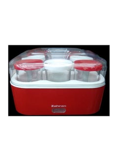 Zahran Yogurt Maker 2724743224339 Red/Clear/White  - Image 4