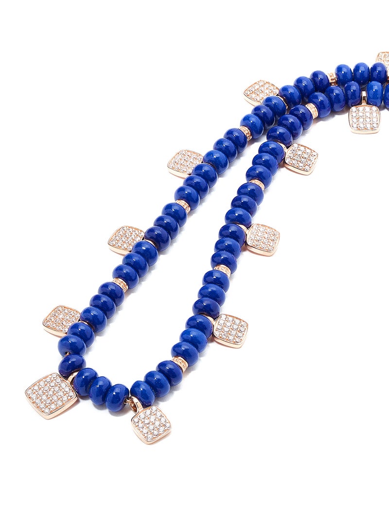 By Sophie 18 Karat Gold Plated Beaded Necklace - Image 2