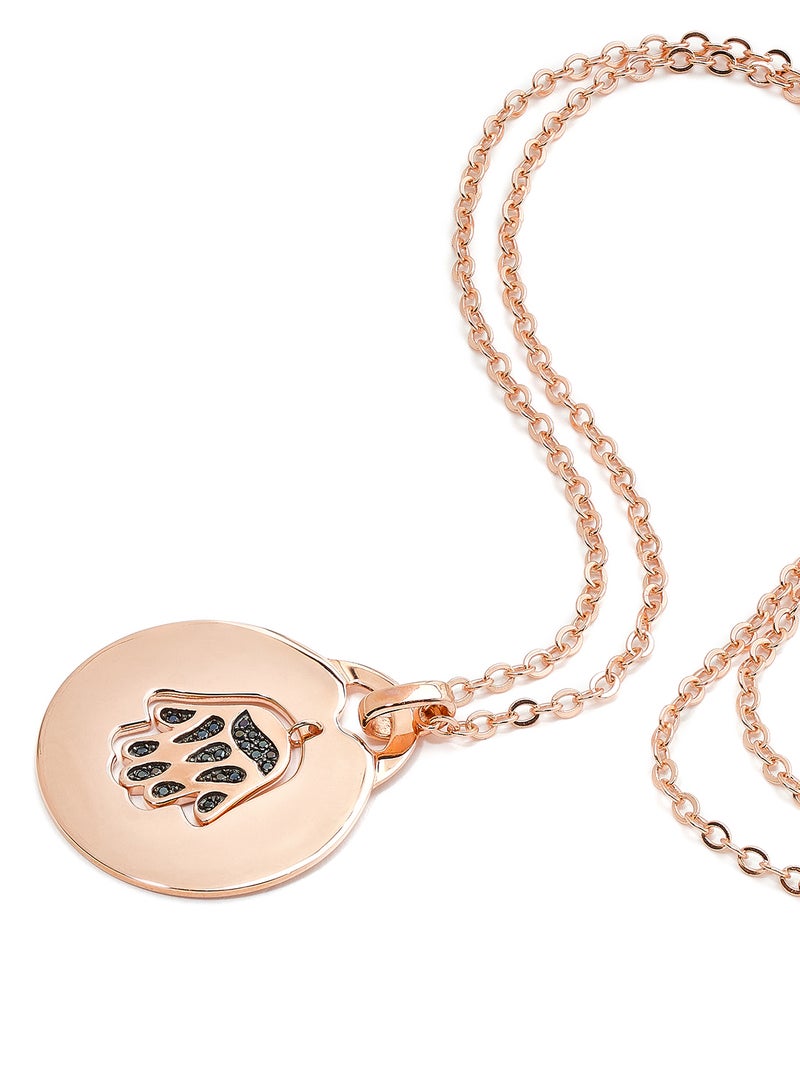 By Sophie Hamsa Pendant Necklace - Image 2