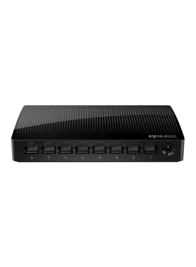 Tenda - SG108 8-port Gigabit Ethernet Desktop Switch Black - Image 1