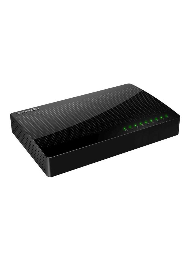 Tenda - SG108 8-port Gigabit Ethernet Desktop Switch Black - Image 1