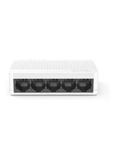 Tenda S105 5 Port Gigabit Ethernet Desktop Switch White/Black  - Image 2