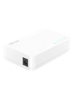 Tenda S105 5 Port Gigabit Ethernet Desktop Switch White/Black  - Image 4