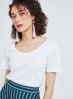 YUEJIN Thread Tassel Design Dangle Earrings  - Image 4