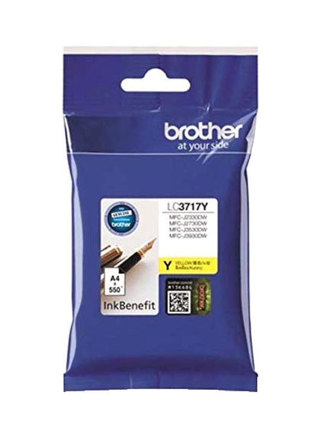 brother Ink Benefit Cartridge  LC3717Y Yellow