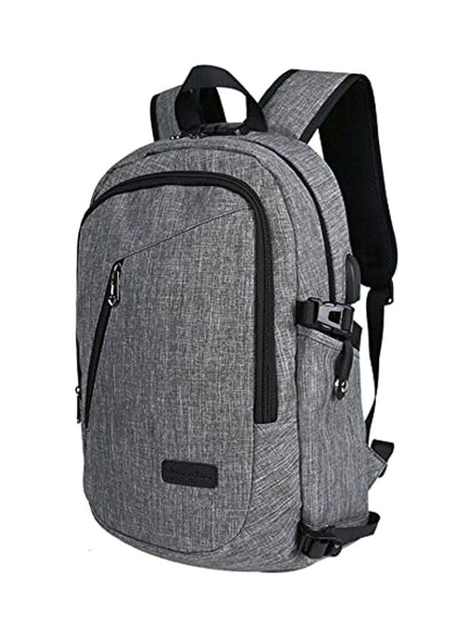 Anti-Theft Laptop Backpack Grey