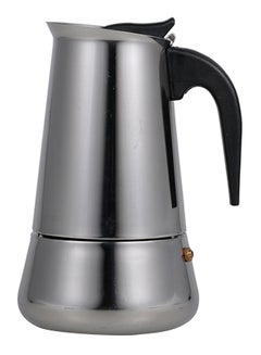 Generic 4 Cup Espresso Coffee Maker Moka Pot Silver/Black/Grey  - Image 1