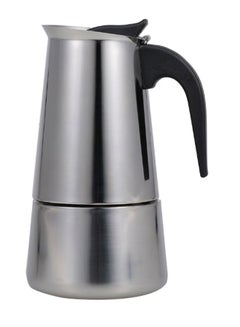 ماركة غير محددة ماكينة صنع قهوة إسبرسو بوعاء يتسع لـ9 أكواب سعة 450 مل 450.0 ml H23067-4 أسود/ فضي  - Image 1