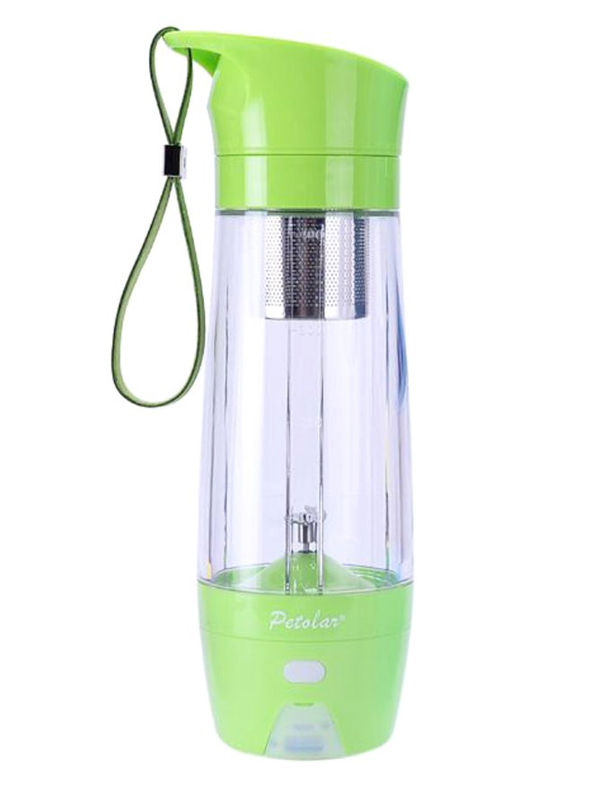 عصارة صغيرة قابلة لإعادة الشحن بمنفذ USB 430.0 ml H25631GR أخضر / شفاف / أسود
