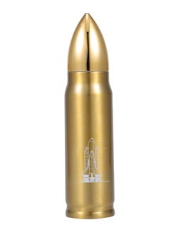 Bullet Shape Insulated Water Bottle Gold