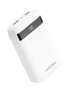 LINKCOMN 10000.0 mAh Power Bank White  - Image 1