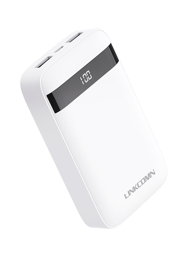 LINKCOMN 10000.0 mAh Power Bank White  - Image 1