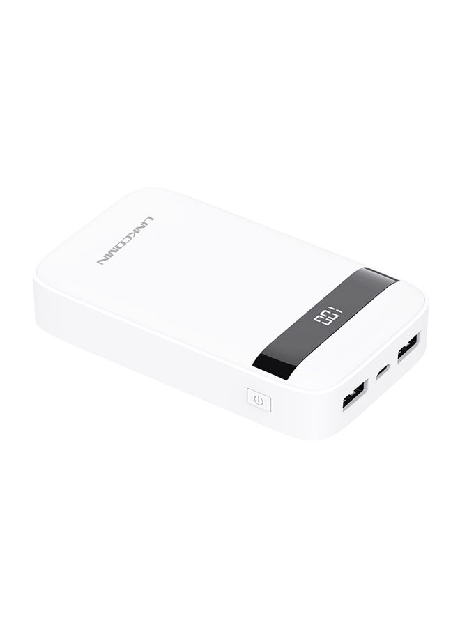LINKCOMN 10000.0 mAh Power Bank White  - Image 3