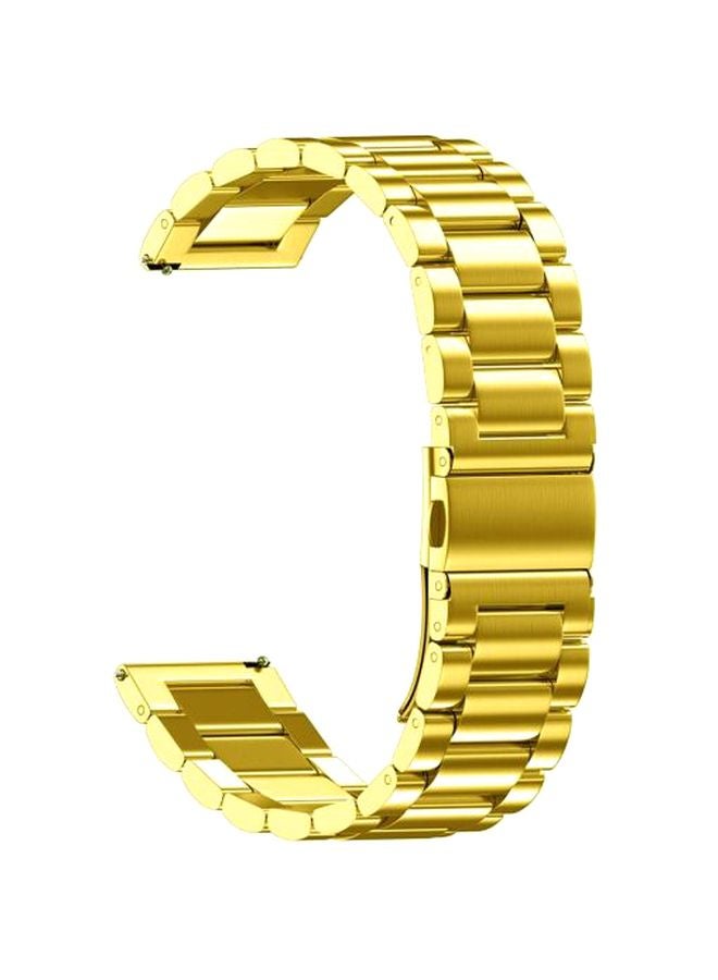 Replacement Band For Samsung Gear S3 Frontier/Classic 46 mm Gold