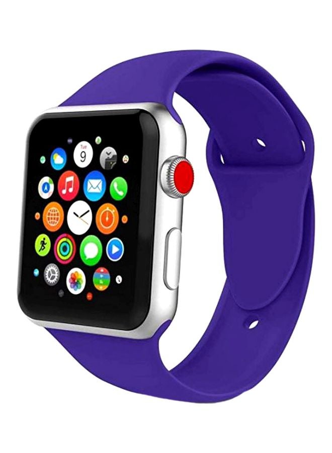 Generic - Replacement Band For Apple Watch Series 1/2/3/4 Purple - Image 1