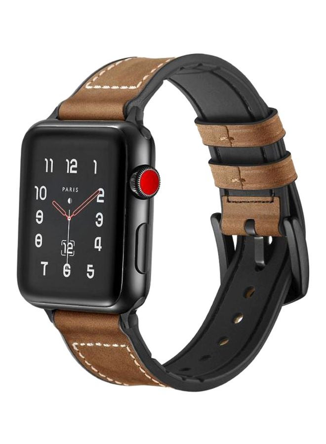 Replacement Band For Apple Watch Series 1/2/3/4 42mm/44mm Brown