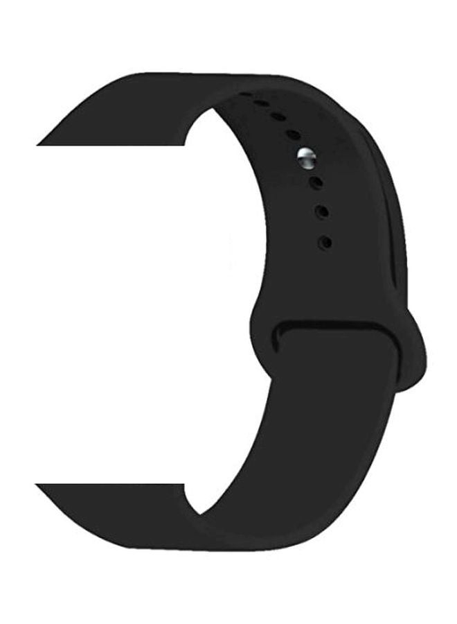 Generic - Replacement Band For Apple Watch 4/3/2/1 Series Black - Image 1