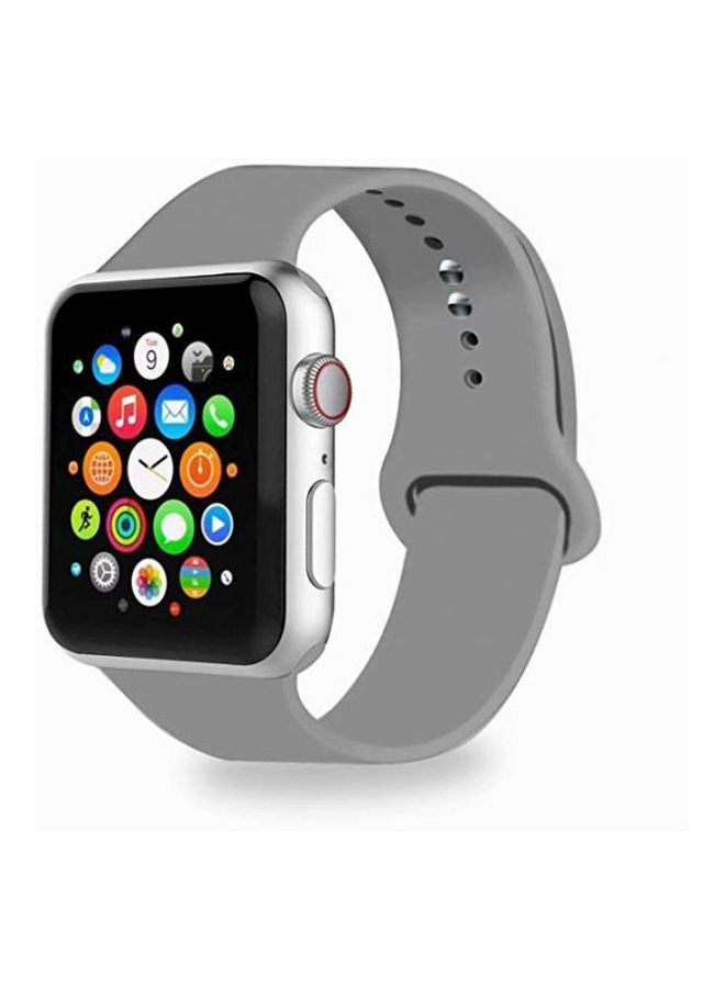 Generic - Replacement Band For Apple Watch 4/3/2/1 Series Grey - Image 1