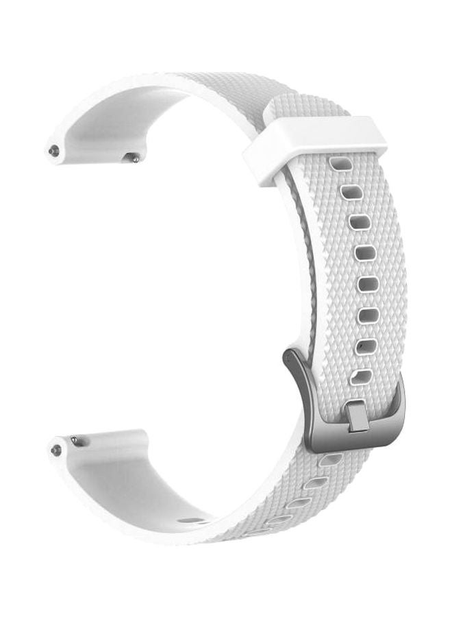 Liger Replacement Band For Garmin VivoActive 3/VivoMove/VivoMove HR/Forerunner 645 Music/Samsung Gear Sport/Gear S2 White  - Image 1