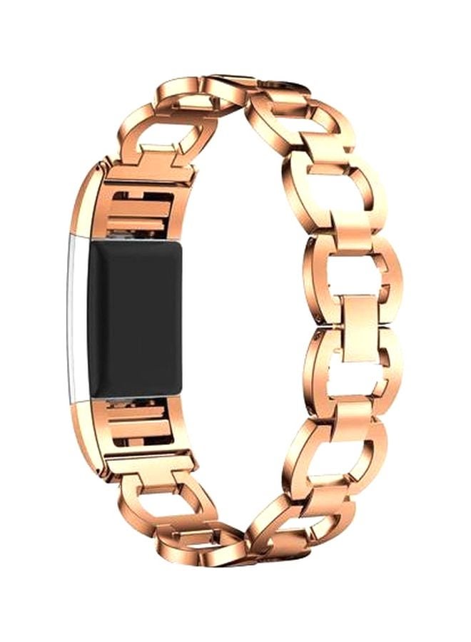 Replacement Band For Fitbit Charge 2/Charge HR 2 Rose Gold 