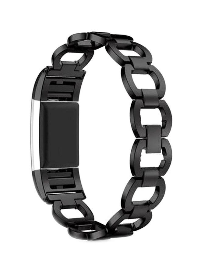 Replacement Band For Fitbit Charge 2/Charge HR 2 Black