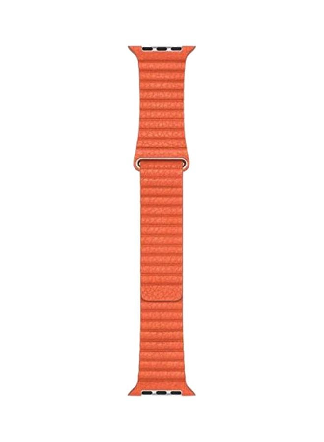 Replacement Band For Apple Watch Series 38 mm/40 mm Orange