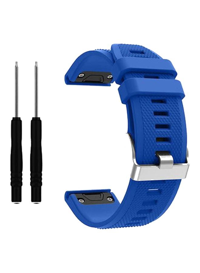 Replacement Band For Garmin Fenix 5 22mm Blue