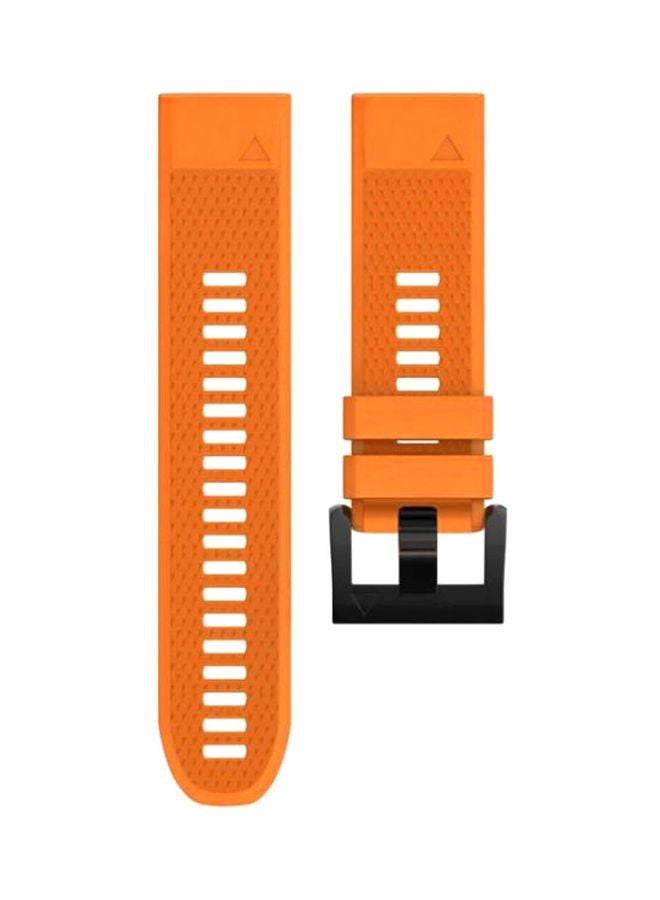 Replacement Band For Garmin Fenix 5X Orange