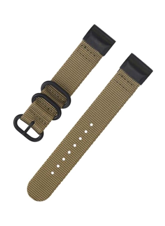 Replacement Band For Garmin Fenix 5/5 Sapphire Light Brown